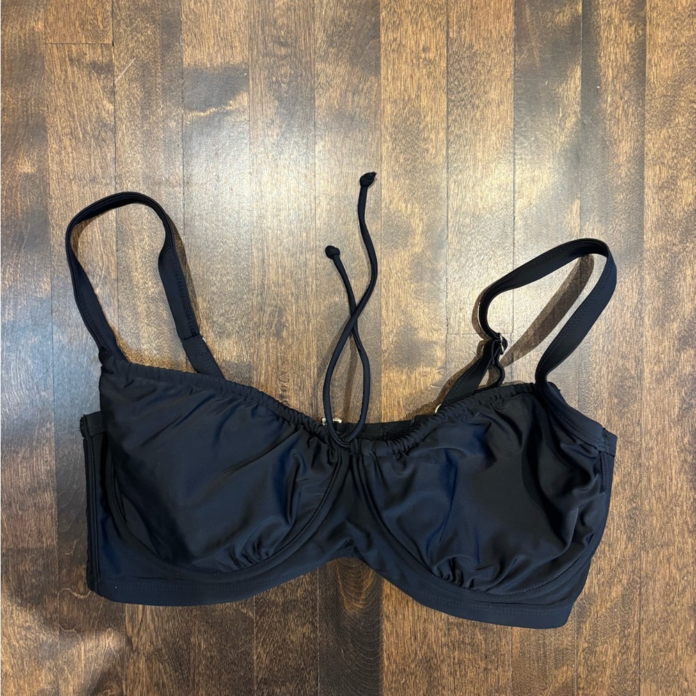 XHILARATION  black bikini top